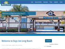 Tablet Screenshot of daysinnlongbeach.com